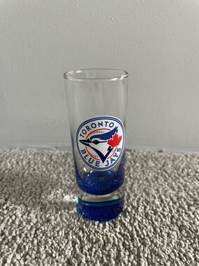 MLB Toronto Blue Jays Clear Shot Glass with Blue Base